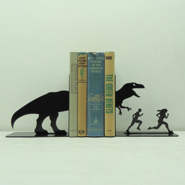Porta-livros dinossauro